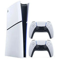 קונסולה לבנה + 2 שלטים Playstation 5 Slim 1TB Blu-Ray